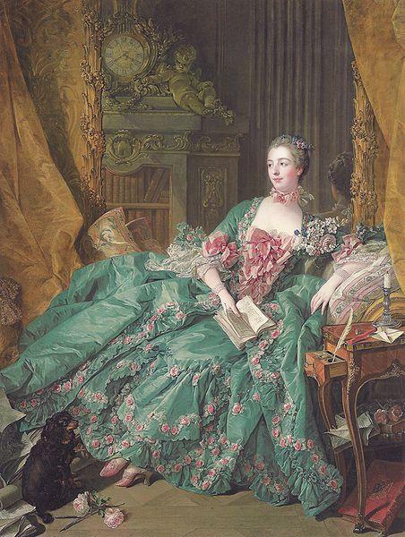 Francois Boucher Portrait de Madame de Pompadour china oil painting image